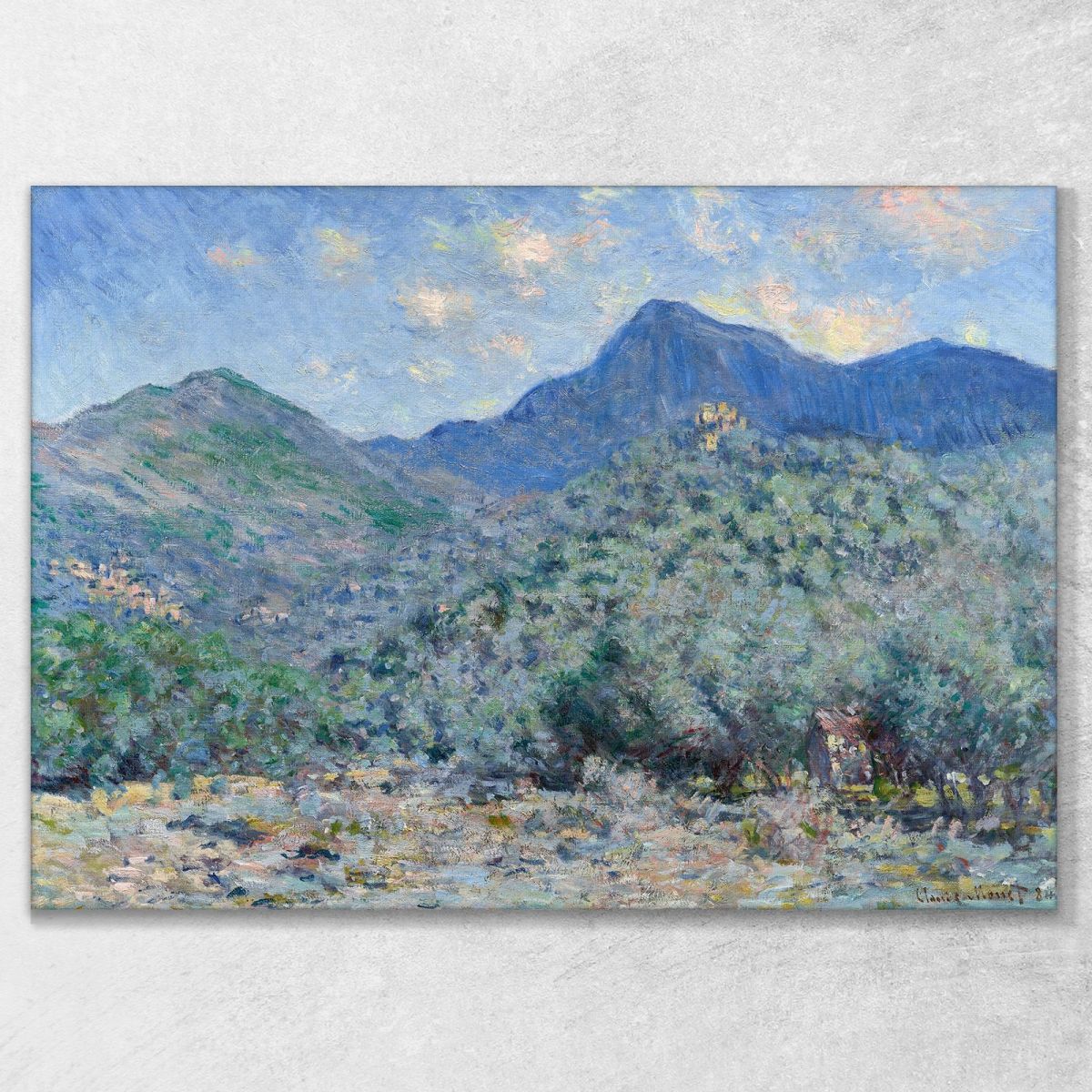 Valle Buona Near Bordighera Claude Monet mnt347 canvas print 