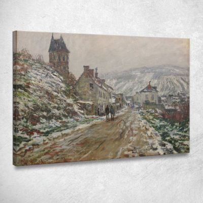 Village Street Vétheuil Claude Monet mnt351 canvas print 