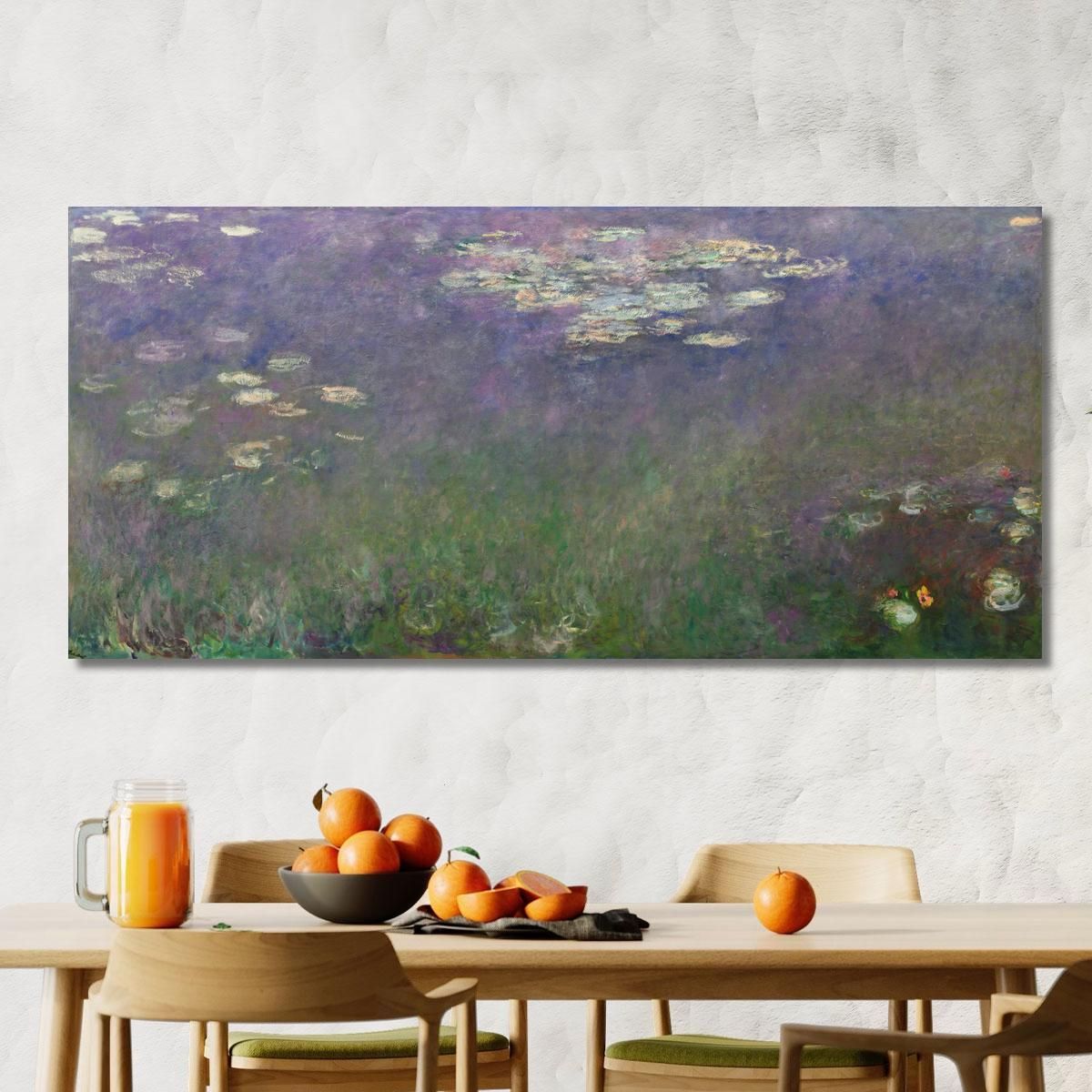 Water Lilies Agapanthus Claude Monet mnt358 canvas print 