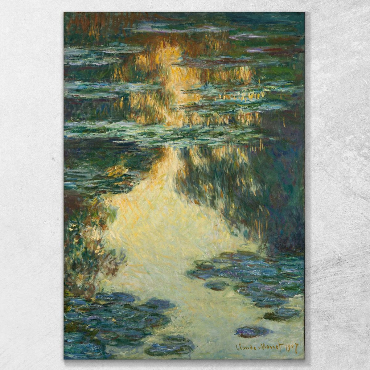 Water Lilies 3 Claude Monet mnt360 canvas print 