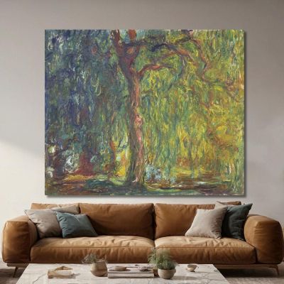 Weeping Willow Claude Monet mnt371 canvas print 