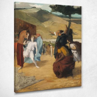 Alexander And Bucephalus 1861 Edgar Degas edg3 canvas print 