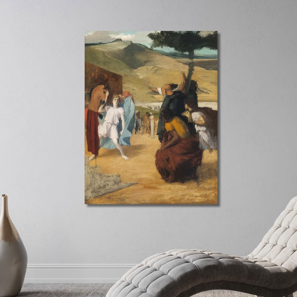 Alexander And Bucephalus 1861 Edgar Degas edg3 canvas print 