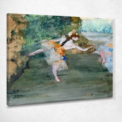 Dancer On Stage Edgar Degas edg11 canvas print 