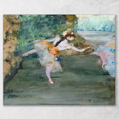 Dancer On Stage Edgar Degas edg11 canvas print 
