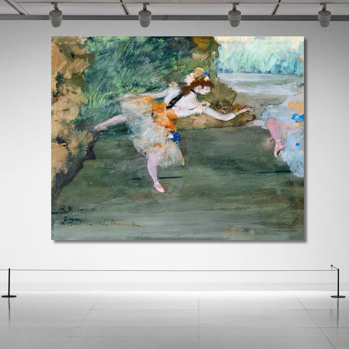 Dancer On Stage Edgar Degas edg11 canvas print 