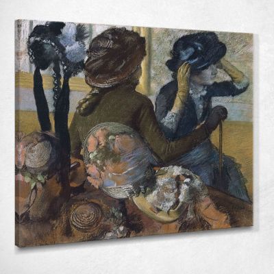 From The Milliner 1882 Edgar Degas edg20 canvas print 