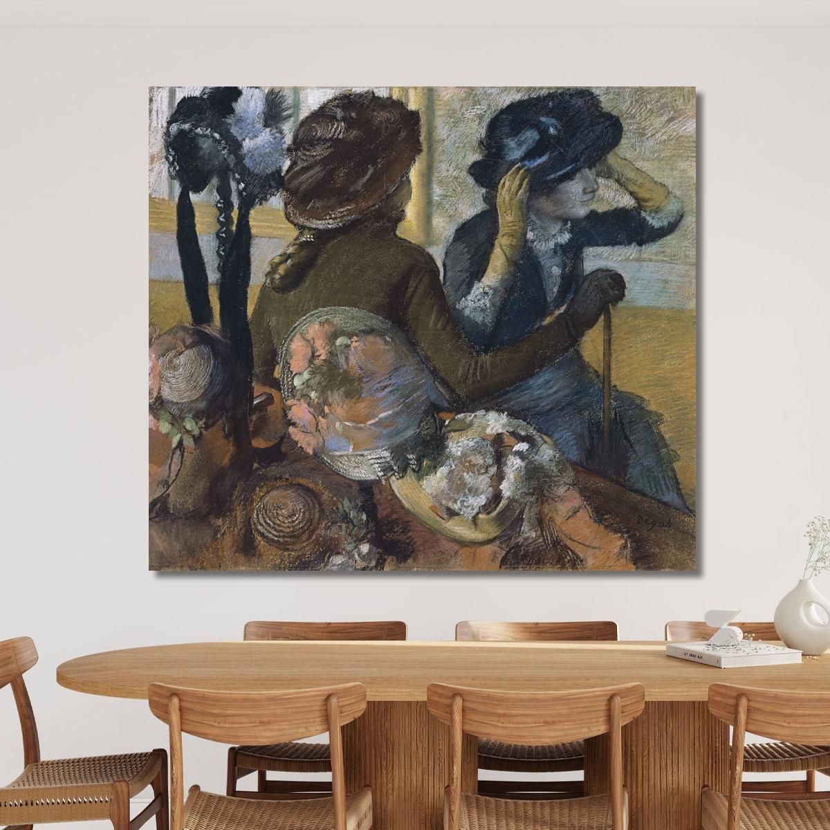 From The Milliner 1882 Edgar Degas edg20 canvas print 
