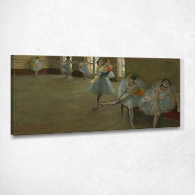 Dancers In Class Edgar Degas edg24 canvas print 