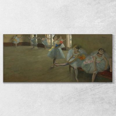 Dancers In Class Edgar Degas edg24 canvas print 
