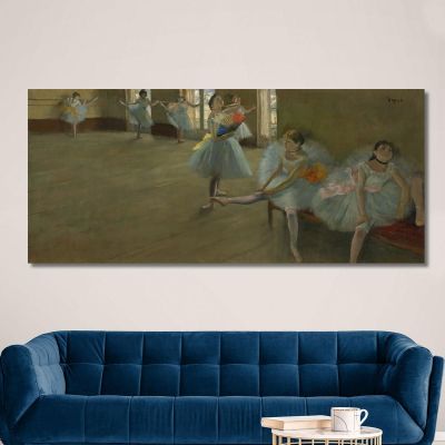 Dancers In Class Edgar Degas edg24 canvas print 