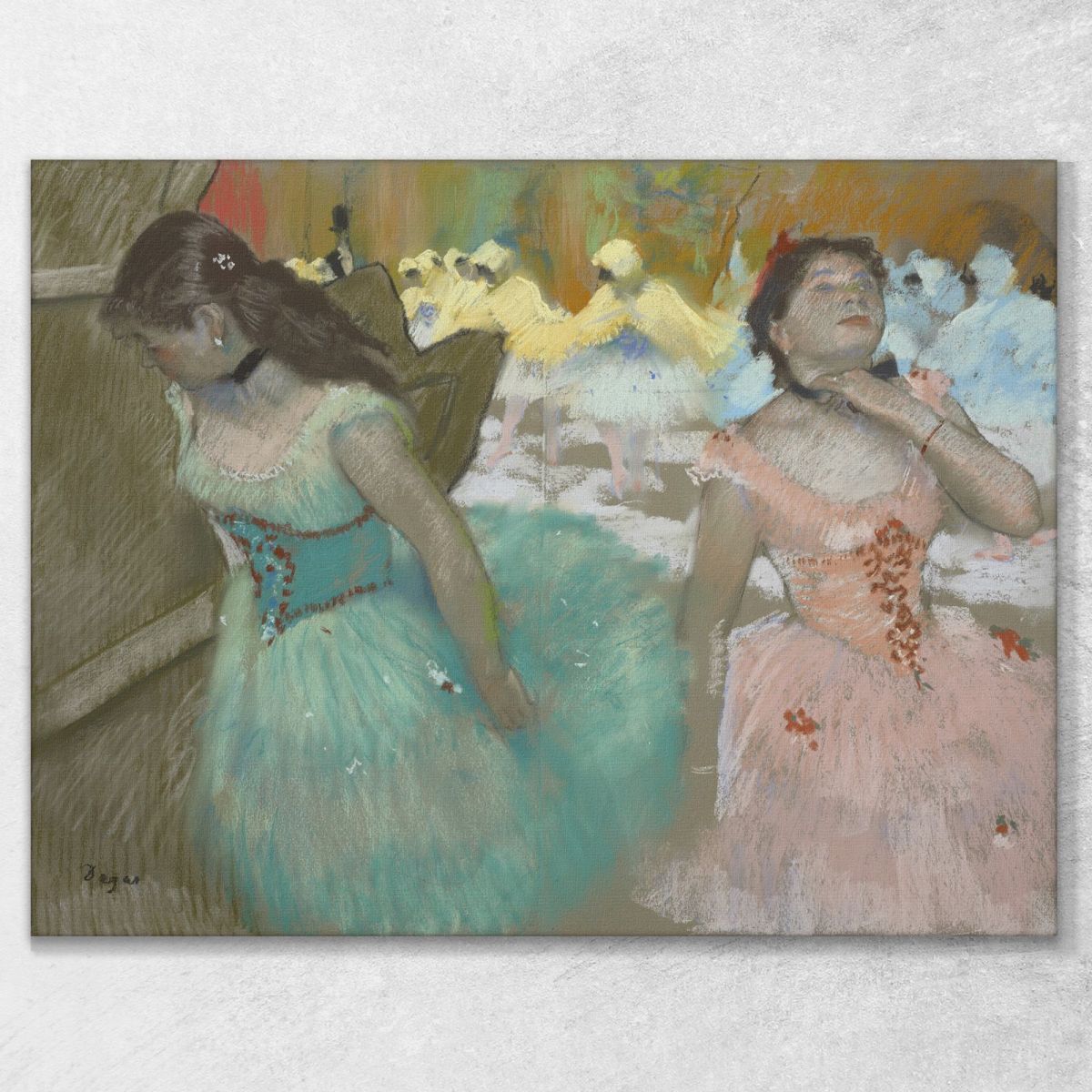 Entrance Of The Masked Dancers 1879 Edgar Degas edg25 canvas print 