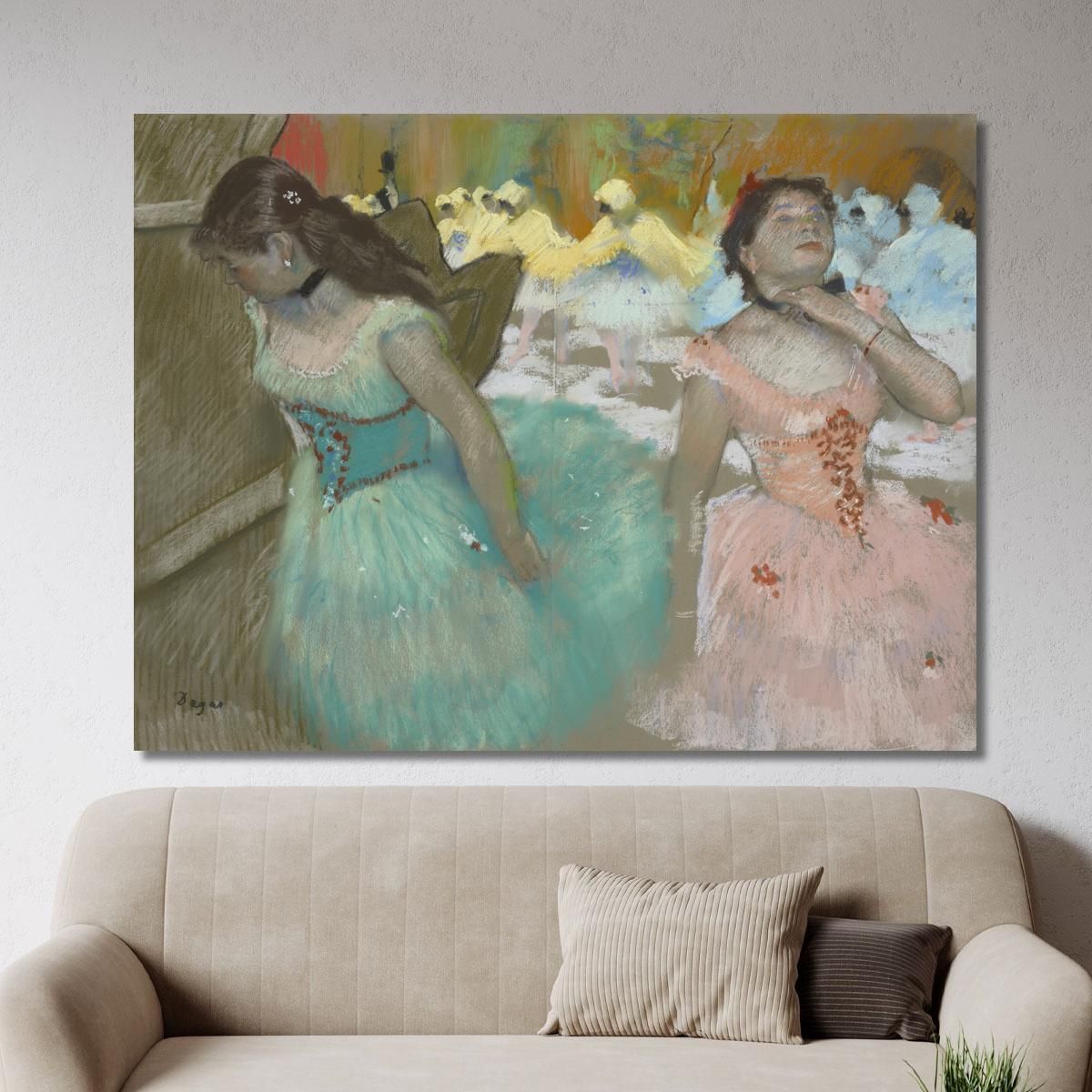 Entrance Of The Masked Dancers 1879 Edgar Degas edg25 canvas print 