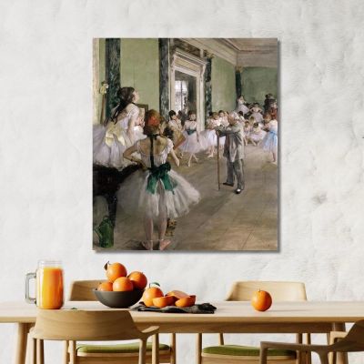 The Dance Class Of 1875 Edgar Degas edg26 canvas print 