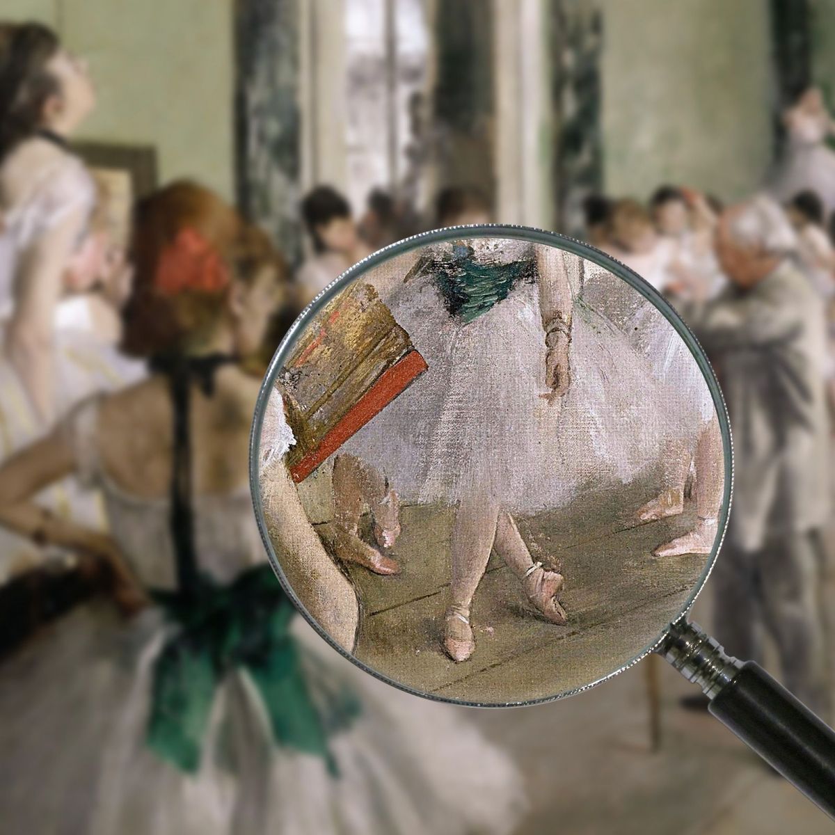 The Dance Class Of 1875 Edgar Degas edg26 canvas print