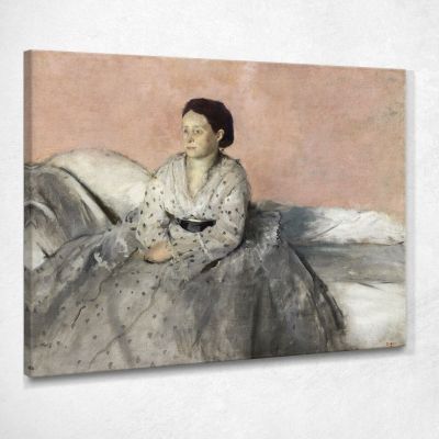 Signora René De Gas Edgar Degas edg44 canvas print 