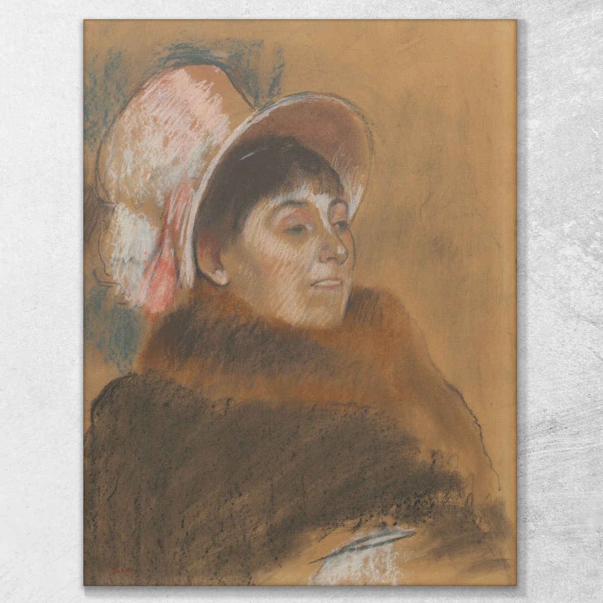 Madame Dietz-Monnin 1879 Edgar Degas edg45 canvas print 