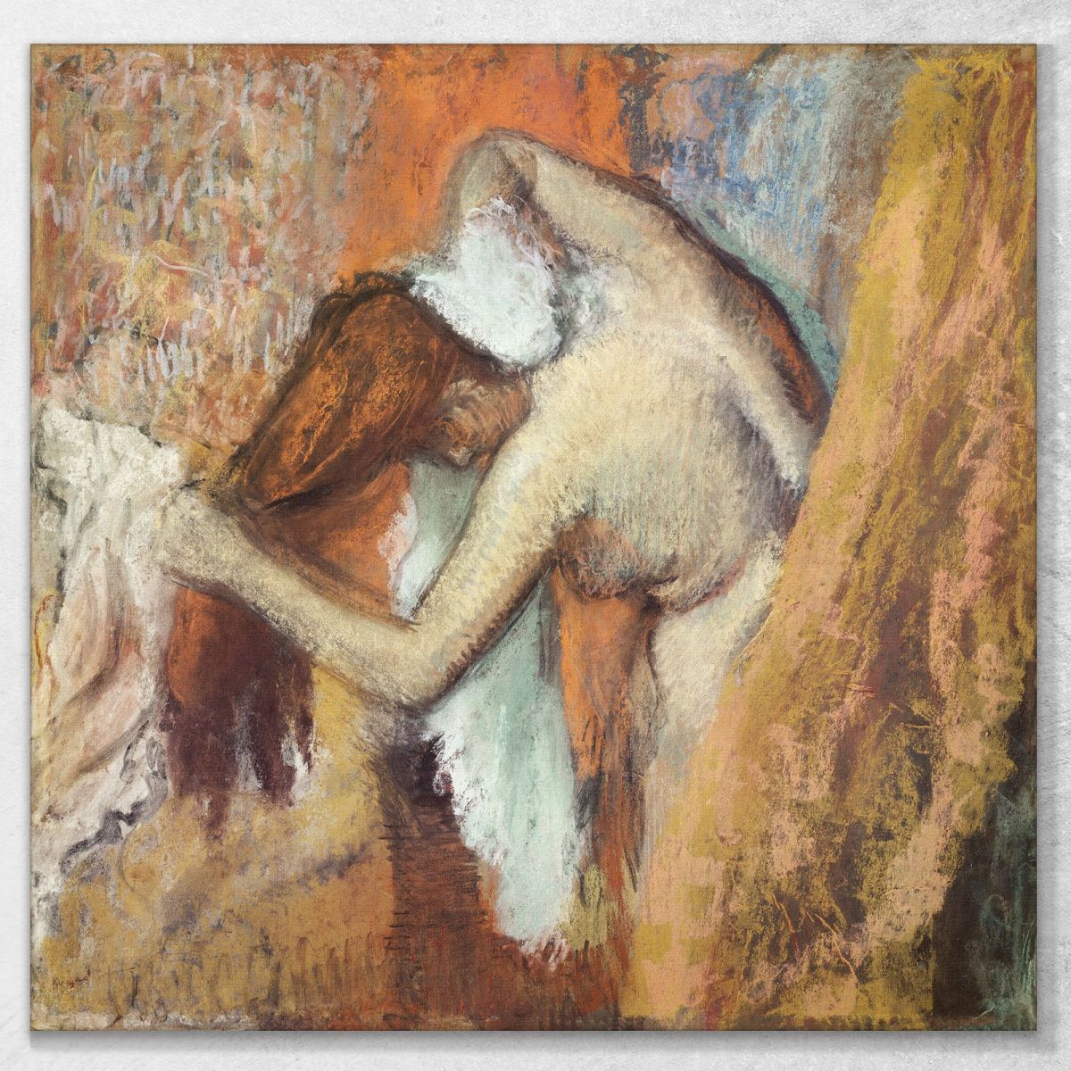 Naked Woman In Her Toilet Edgar Degas edg50 canvas print 