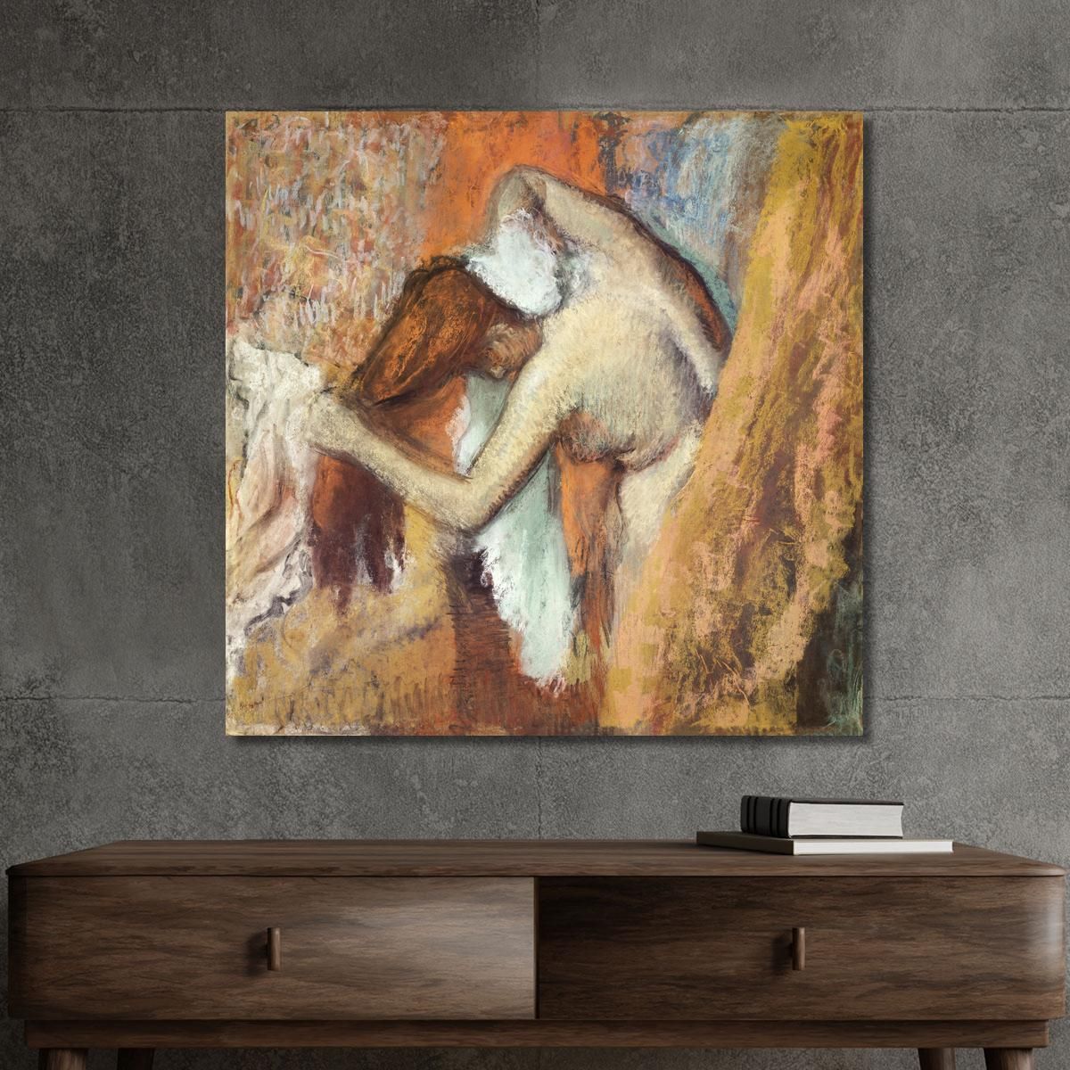 Naked Woman In Her Toilet Edgar Degas edg50 canvas print 