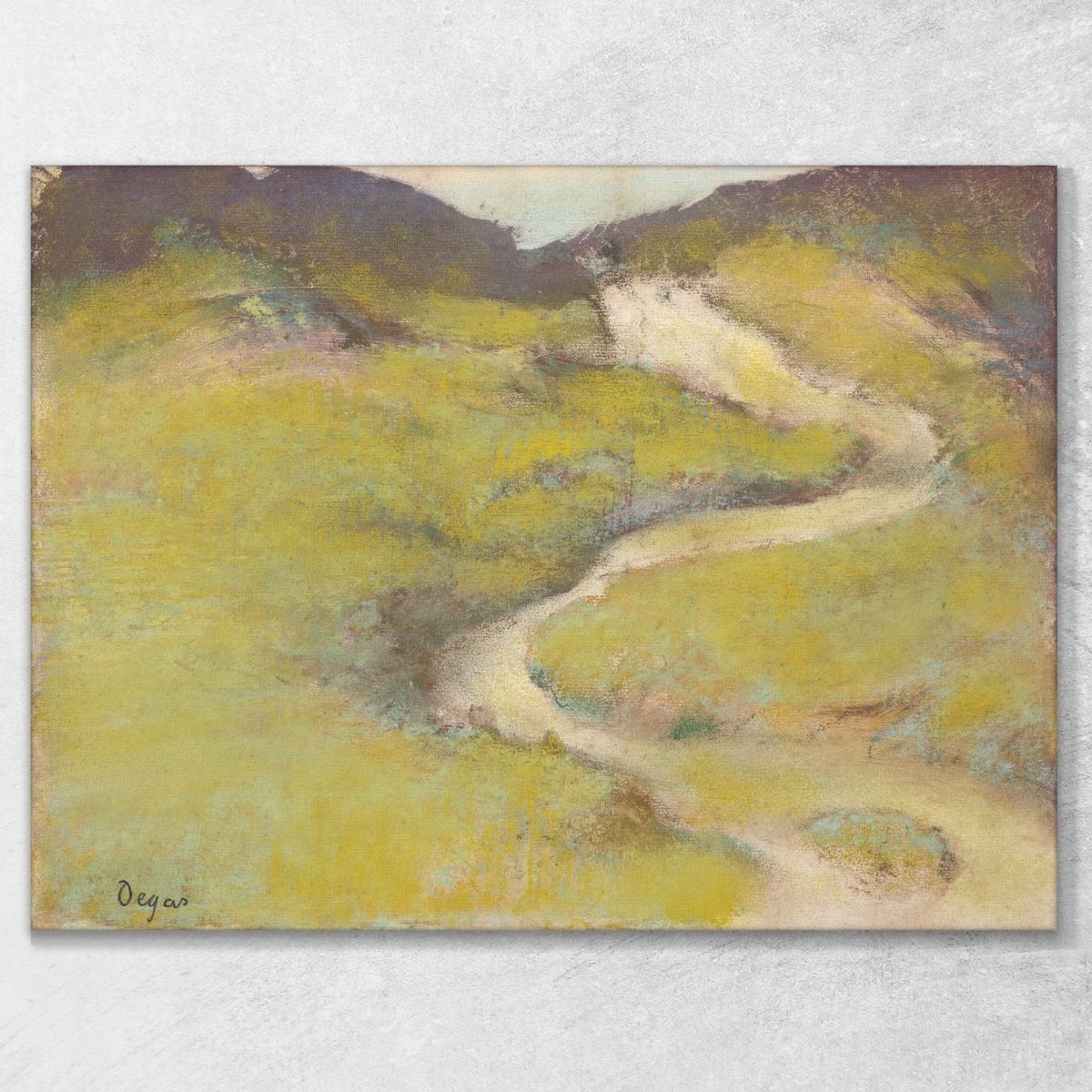 Path In A Field 1890 Edgar Degas edg64 canvas print 