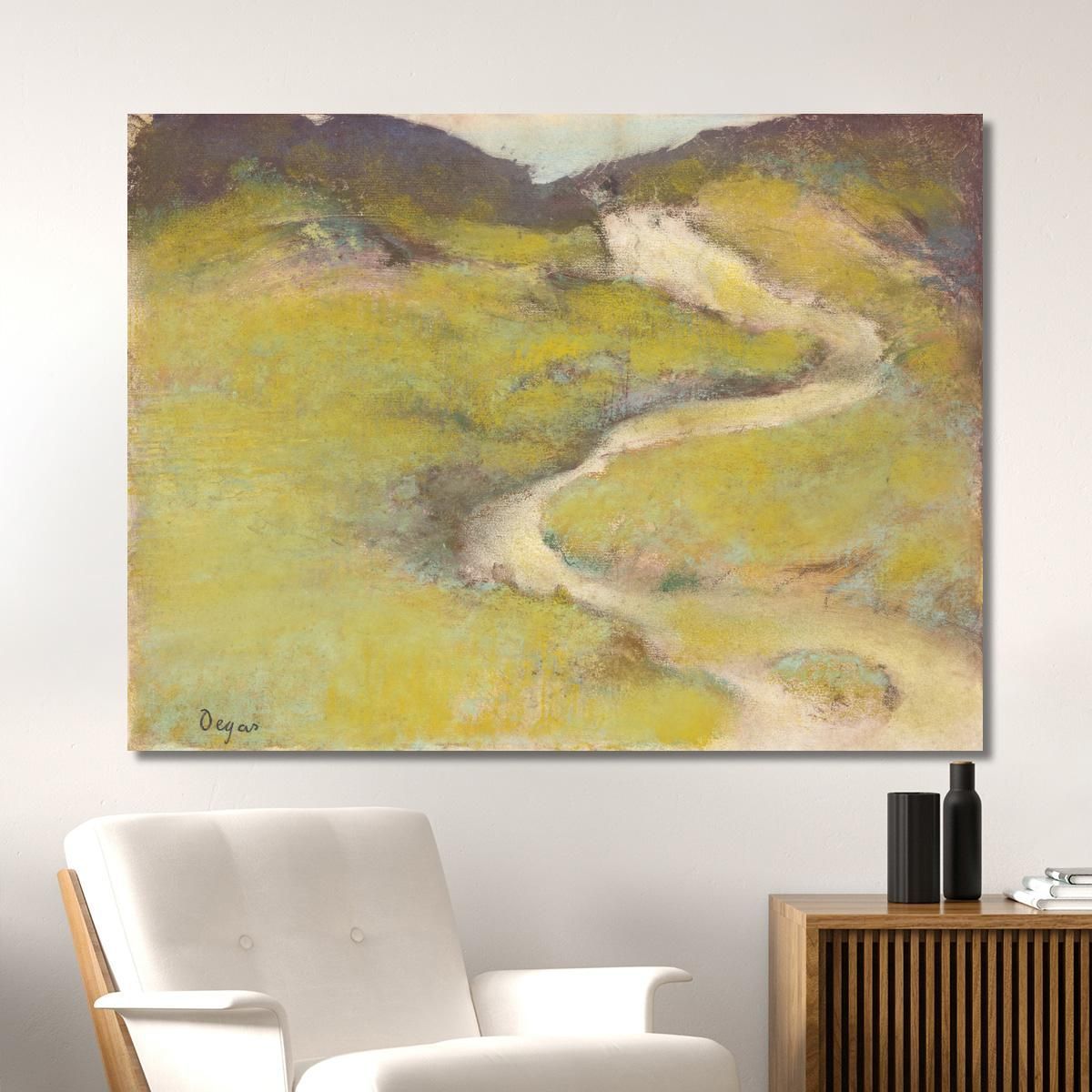 Path In A Field 1890 Edgar Degas edg64 canvas print 