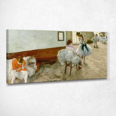 The Dancing Lesson 1879 Edgar Degas edg75 canvas print 