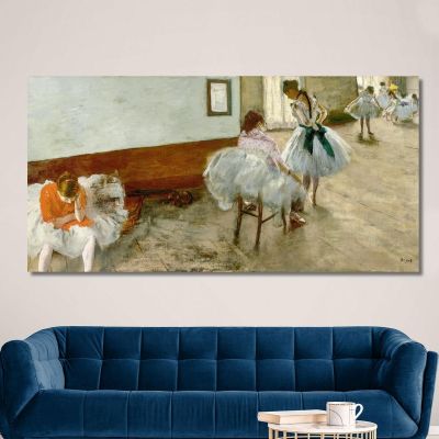 The Dancing Lesson 1879 Edgar Degas edg75 canvas print 