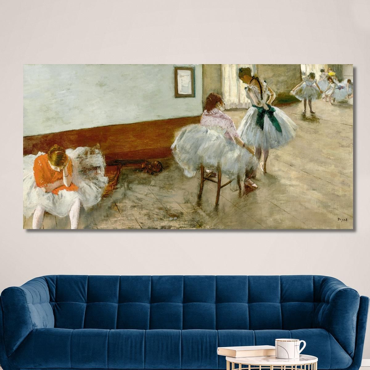 The Dancing Lesson 1879 Edgar Degas edg75 canvas print 