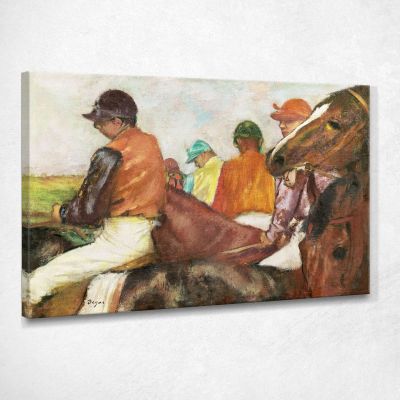 The Jockeys 1882 Edgar Degas edg77 canvas print 