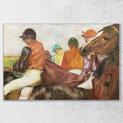 The Jockeys 1882 Edgar Degas edg77 canvas print 