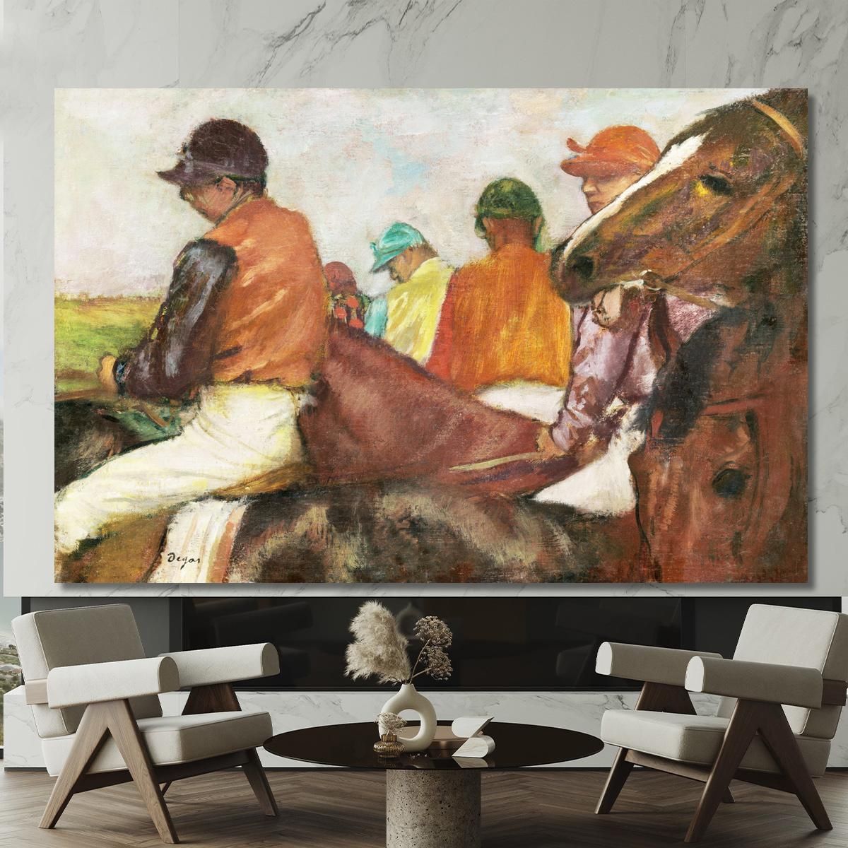 The Jockeys 1882 Edgar Degas edg77 canvas print 