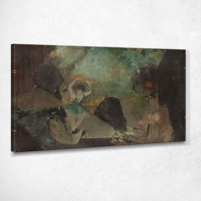 The Lodge 1883 Edgar Degas edg78 canvas print 