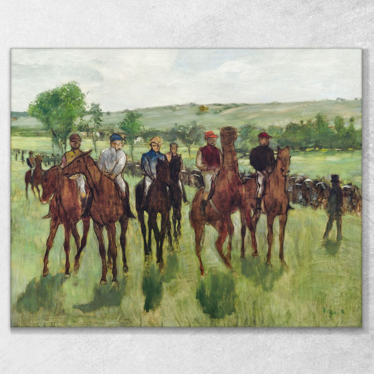 The Knights 1885 Edgar Degas edg82 canvas print 