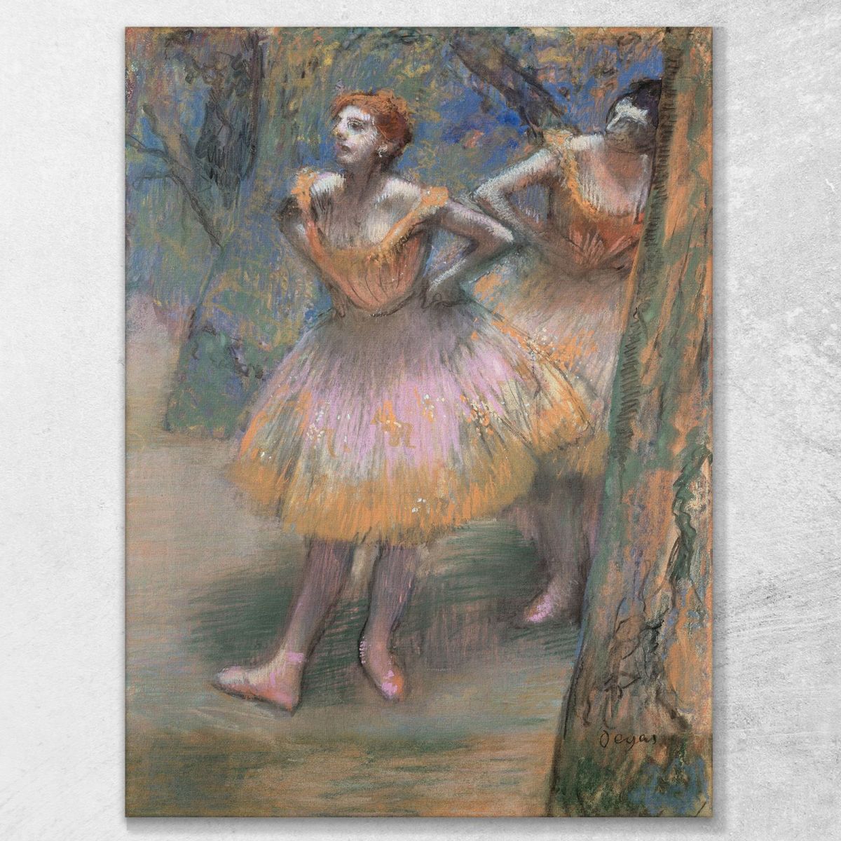 Two Dancers Edgar Degas edg86 canvas print 