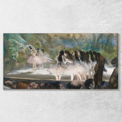Ballet At The Paris Opéra 1877 Edgar Degas edg92 canvas print 