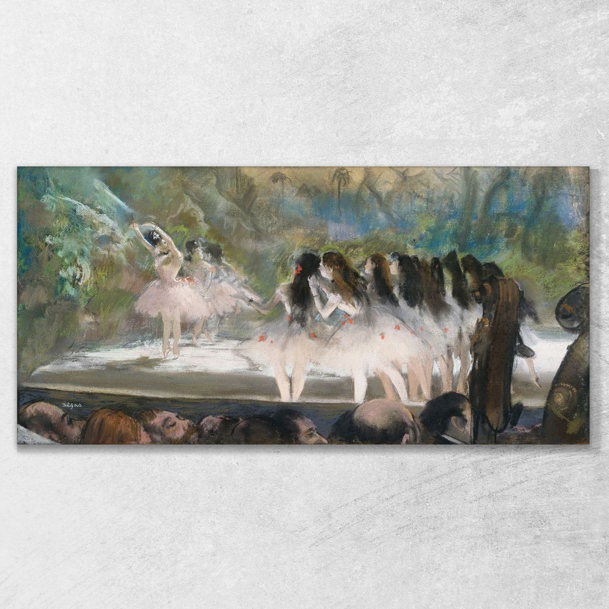 Ballet At The Paris Opéra 1877 Edgar Degas edg92 canvas print 