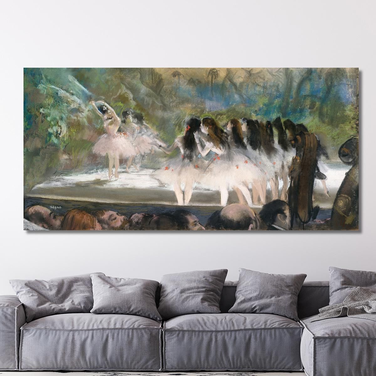 Ballet At The Paris Opéra 1877 Edgar Degas edg92 canvas print 
