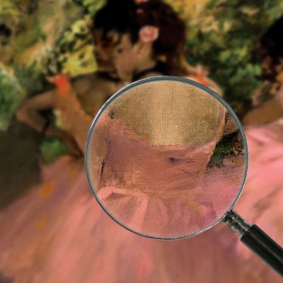 Ballerinas In Pink Edgar Degas edg98 canvas print