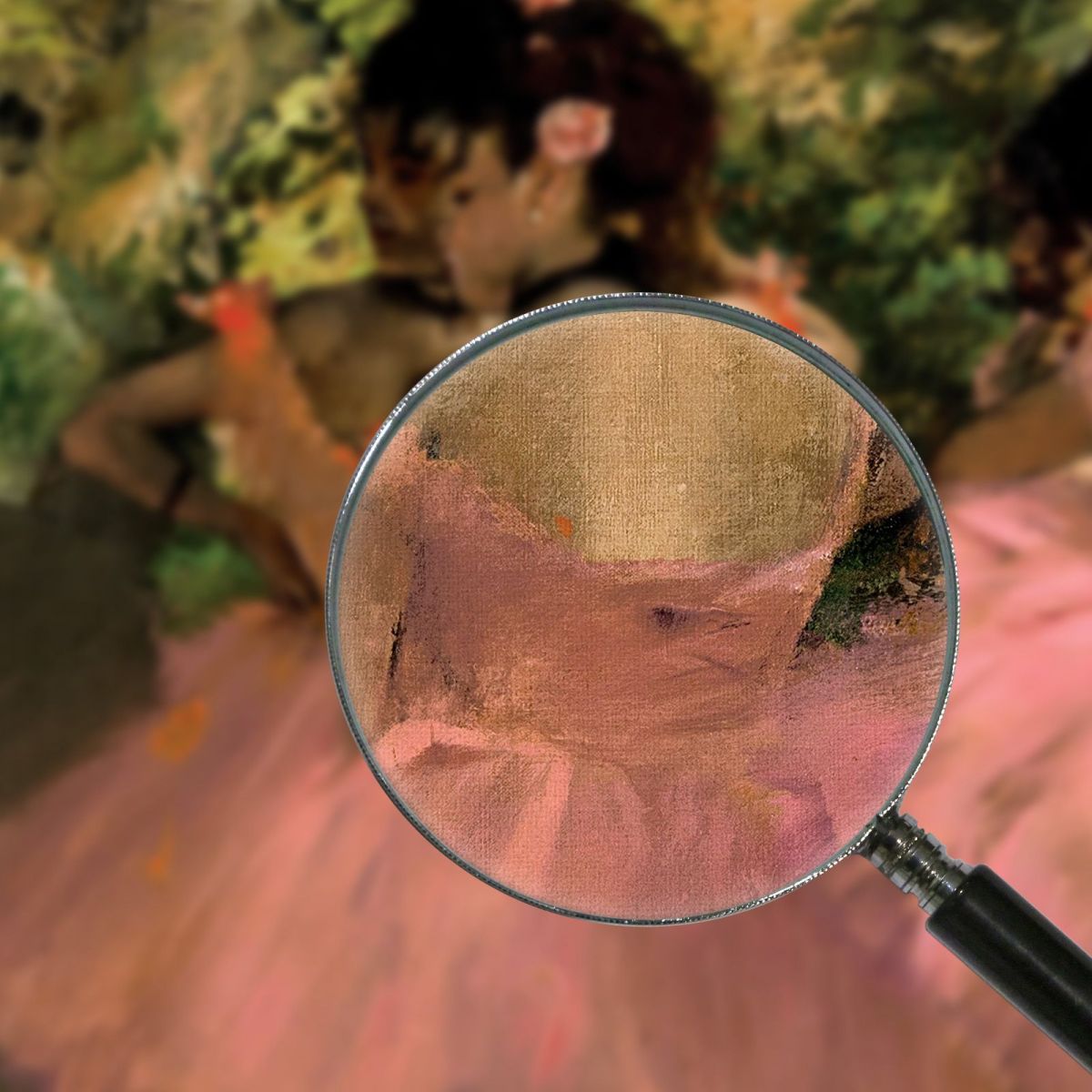 Ballerinas In Pink Edgar Degas edg98 canvas print