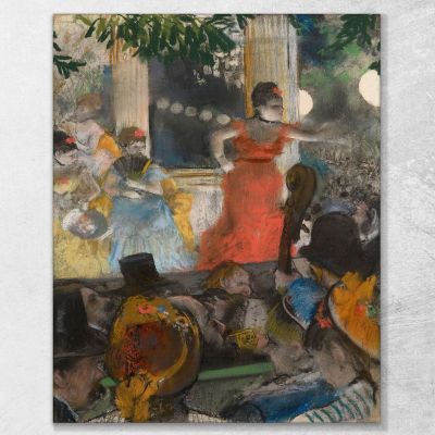 Café-Concerto At Les Ambassadeurs Edgar Degas edg99 canvas print 