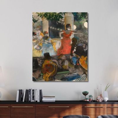 Café-Concerto At Les Ambassadeurs Edgar Degas edg99 canvas print 