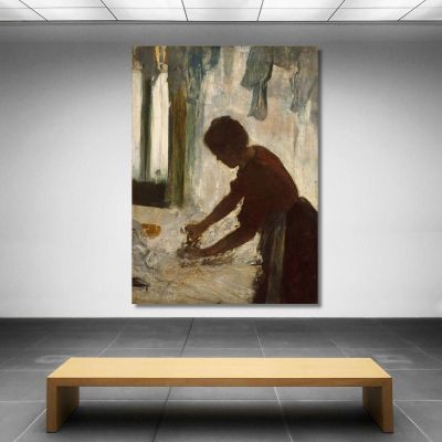 A Woman Ironing Edgar Degas edg102 canvas print 