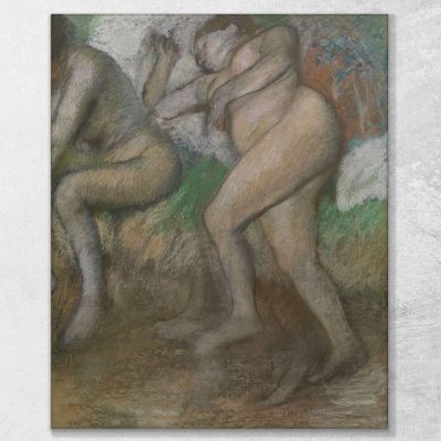 After The Bath 2 Edgar Degas edg106 canvas print 