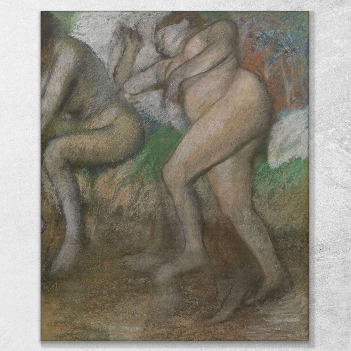 After The Bath 2 Edgar Degas edg106 canvas print 