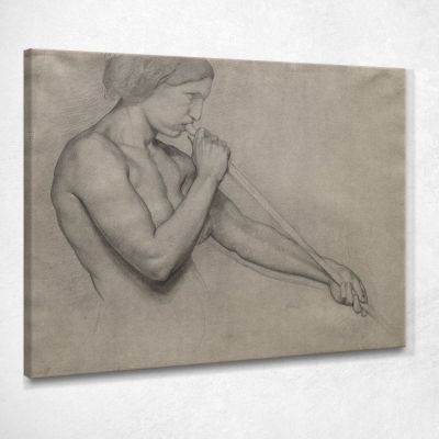 Angel Blowing A Trumpet Edgar Degas edg109 canvas print 