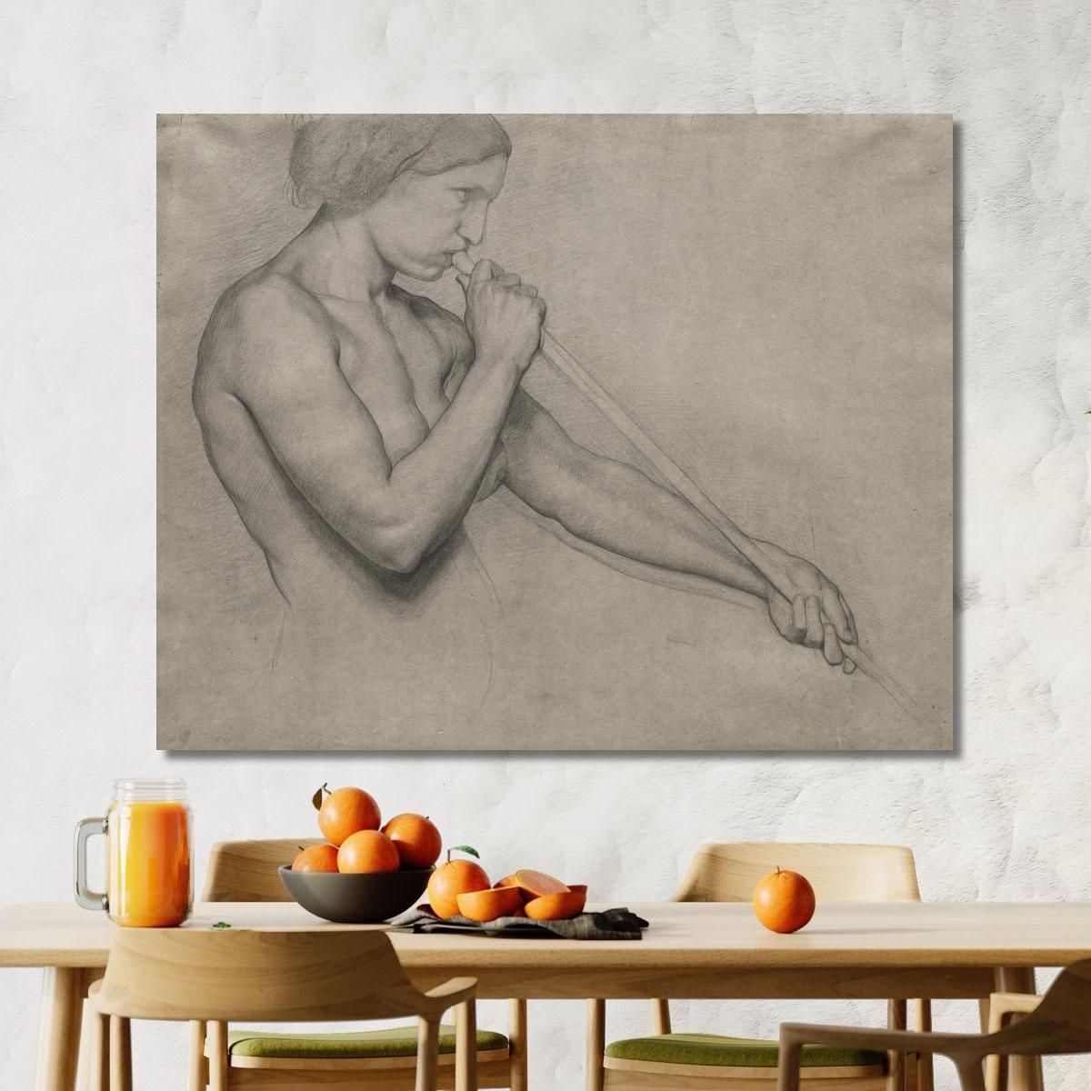 Angel Blowing A Trumpet Edgar Degas edg109 canvas print 