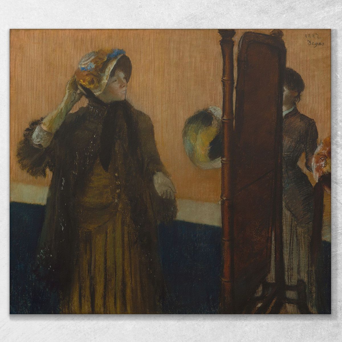 At The Milliner Edgar Degas edg115 canvas print 