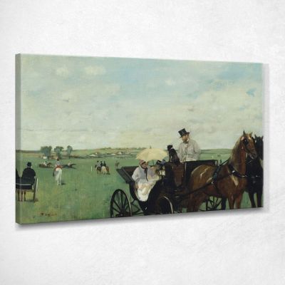 At The Races In The Countryside Edgar Degas edg116 canvas print 