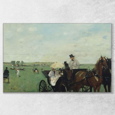 At The Races In The Countryside Edgar Degas edg116 canvas print 