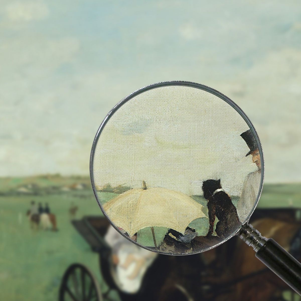 At The Races In The Countryside Edgar Degas edg116 canvas print